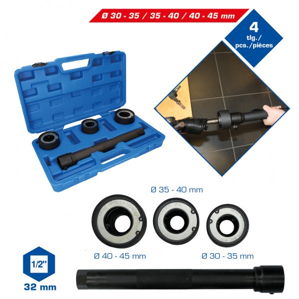 Brilliant Tools BT661350 Súprava náradia na spájacie tyče riadenia, 4-dielna